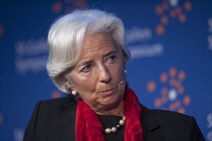 La directora del FMI, Christine Lagarde.
