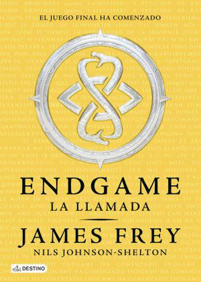 La portada española para 'Endgame', primer libro de la trilogía de James Frey.