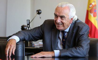 Marcos Peña, presidente del Consejo Economico y Social, durante la entrevista