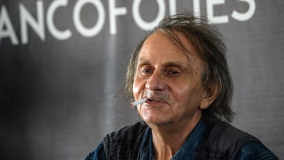 El escritor Michel Houellebecq, en la edición de 2019 del festival de música francés Francofolies.