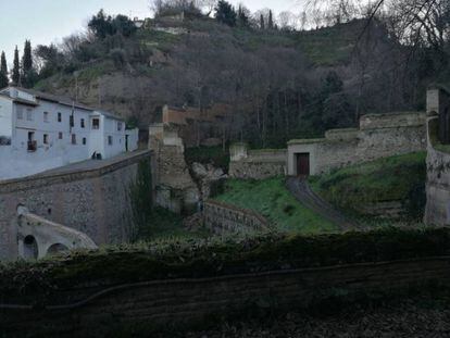 Muro del Barranco de Fuentepeña.