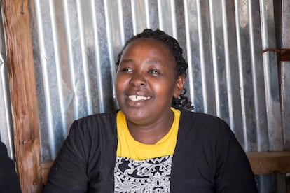 Jacqueline Nduku es la coordinadora del proyecto Kleanbera Reciclyng de KUBUKA en Kibera (Kenia).