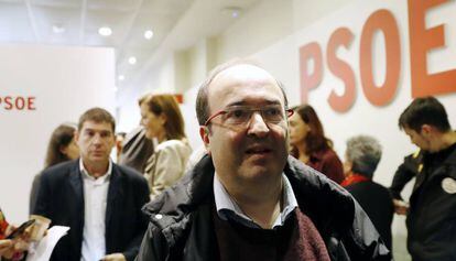 Miquel Iceta, en el comitè federal del PSOE del 23 d'octubre.