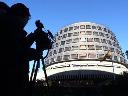 Fachada del edificio del Tribunal Constitucional.