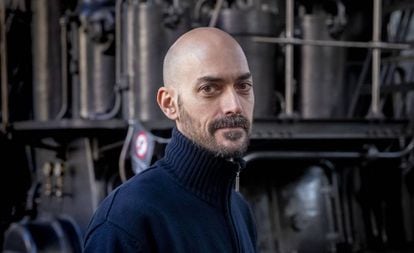 Íñigo Redondo, en la Nave de Motores de Pacífico, en Madrid, el pasado día 9.