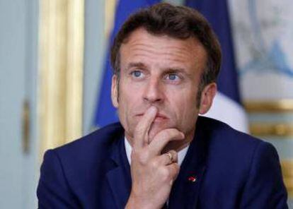  El presidente francés, Emmanuel Macron.