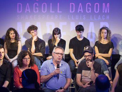 Presentación ayer del musical 'Maremar' de Dagoll Dagom, con el equipo creativo y los actores. 