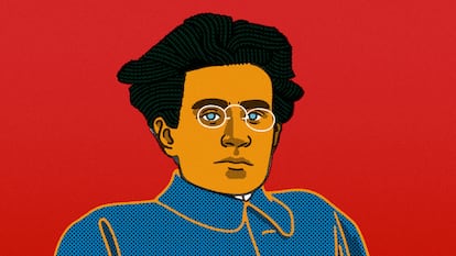 Retrato del filósofo Antonio Gramsci.