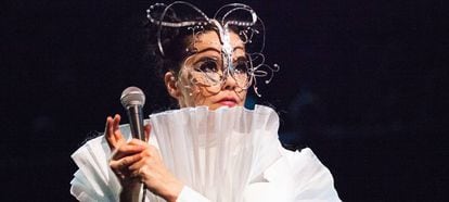 Björk en concierto en el Royal Albert Hall de Londres el pasado mes de septiembre.
