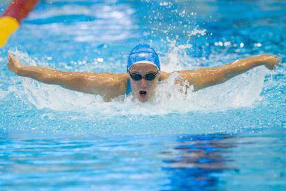 Mireia Belmonte, en los 200m mariposa.