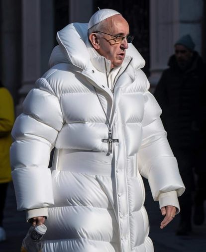 Por qué nos hemos creído la foto del Papa con el abrigo blanco? Tecnología | EL PAÍS