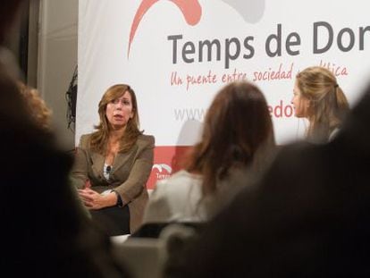 La presidenta del PP catal&aacute;n, Alicia S&aacute;nchez-Camacho, en un acto en Barcelona.