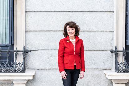 Ana Rivero, on February 1, in the Congress of Deputies.  