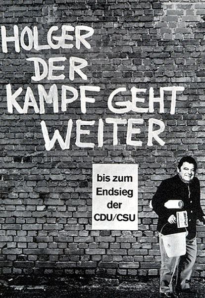 <i>Holger, la lucha continúa</i> (1975) , de Klaus Staeck.