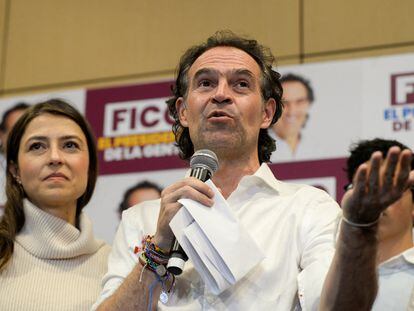 El exalcalde de Medellín, Federico Gutiérrez, durante entrevista después de la primera vuelta de las elecciones presidenciales, en Bogotá, el 29 de mayo de 2022.