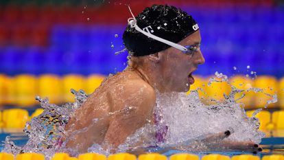 La húngara Katinka Hosszu en los 200m estilos.