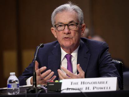 Jerome Powell, presidente de la Reserva Federal, en una comparecencia ante el Senado en septiembre pasado.