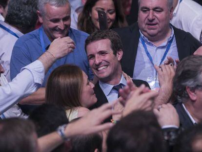 Pablo Casado, després de guanyar el Congrés del PP.