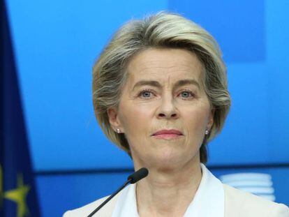 La presidenta de la Comisión Europea, Ursula von der Leyen,