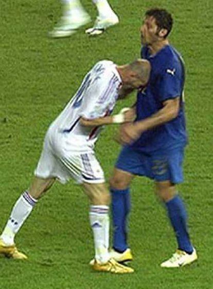 El francés agrede al jugador italiano en la final del Mundial de Alemania 2006