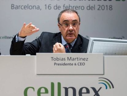 Tobías Martínez, presidente y consejero delegado de Cellnex.
