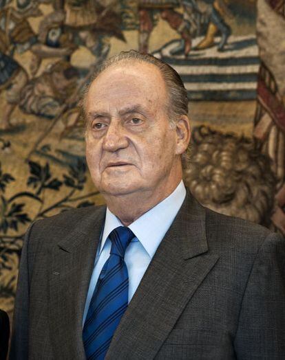 Don Juan Carlos, fotografiado en el palacio de la Zarzuela por ‘El País Semanal’, el día 3 de febrero.