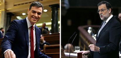 Pedro S&aacute;nchez y Mariano Rajoy
