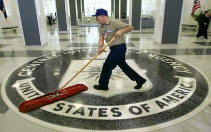 Imagen del interior de la sede de la CIA, a las afueras de Washington.