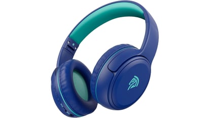 Cascos auriculares inalámbricos Bluetooth plegable. Diseño cuadrado Azul o  Negro Sin nombre