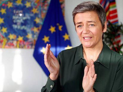 La comisaria europea de Competencia, Margrethe Vestager.