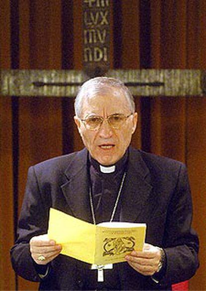 Antonio María Rouco Varela, durante la oración de apertura de la LXXXI Asamblea Plenaria de la Conferencia Episcopal.