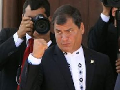 El presidente ecuatoriano, Rafael Correa.