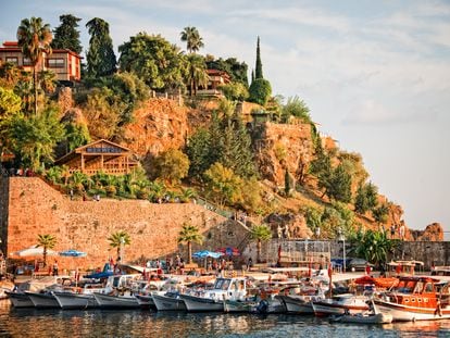 Vista del puerto de Antalya, en el sur de Turquía.