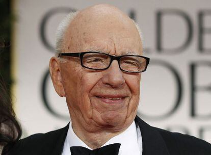 Murdoch en la ceremonia de los Globos de Oro en Hollywood el pasado 15 de enero.