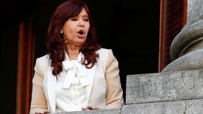 Cristina Kirchner, en el Congreso argentino, este miércoles.