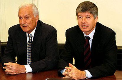 Paolo Fresco (a la izquierda) y Gabriele Galateri, el pasado 23 de octubre.