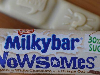 Barritas de Milkybar Wowsomes, de Nestlé.