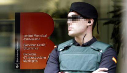 La Guardia Civil registra la sede de Bimsa.