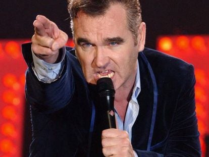 Morrissey, durante un concierto en Reykjavik (Islandia), en 2004.