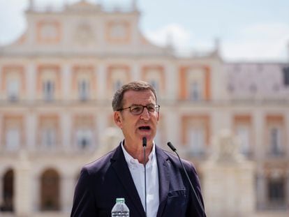 El presidente del PP, Alberto Núñez Feijóo.