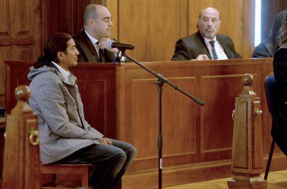 Jos&eacute; Luis Corti&ntilde;as durante el juicio este martes.