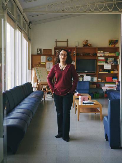 La psiquiatra Anabel Gonzalez fotografiada en el Hospital de Oza, en A Coruña, en febrero.