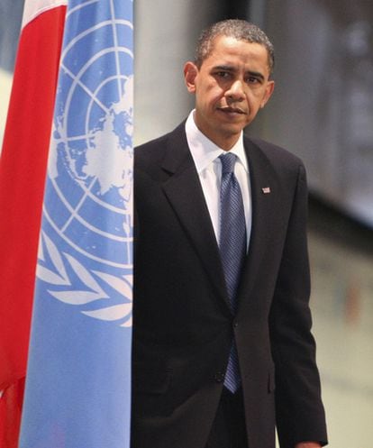 Barack Obama, en Copenhague.
