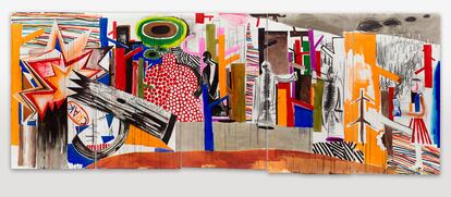 'Fantasmas y crack' (2011), acuarela de Abraham Lacalle.