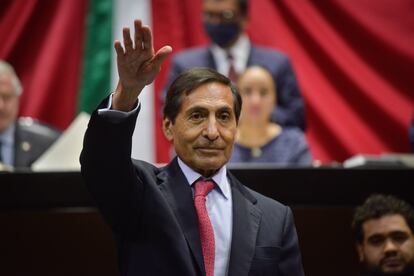 Rogelio Ramírez de la O, secretario de Hacienda y Crédito Público, durante su comparecencia ante el pleno de la Cámara de Diputados, el 27 de septiembre de 2022.