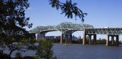 El puente de Champlain en Montreal que ser&aacute; derribado.