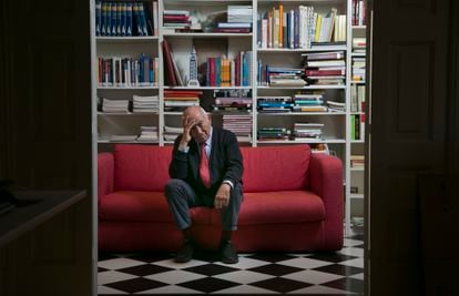 José Antonio Marina, filósofo y escritor, la semana pasada en Madrid.