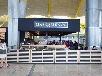Uno de los restaurantes de Áreas en el aeropuerto de Madrid-Barajas.  