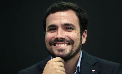 El candidato de IU a la Presidencia del Gobierno, Alberto Garz&oacute;n. 
