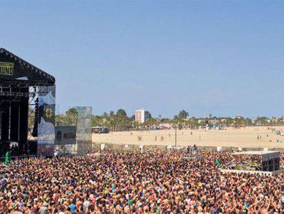 El festival Arenal Sound en la edición de 2014.